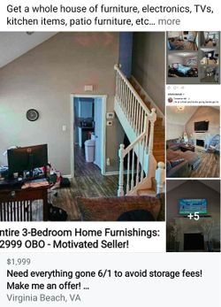 Entire home worth of furniture and decor!