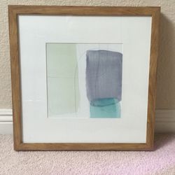 Contemporary Framed Artwork - 18” X 18”