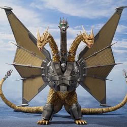 S.H.MONSTERARTS: MECHA GHIDORAH SHINJUKU DECISIVE BATTLE SPECIAL SET BRAND NEW