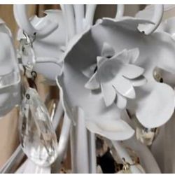 White Toll  Chandelier
