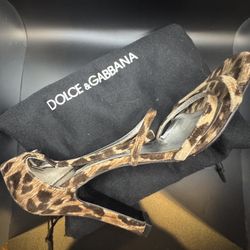 Dolce & Gabbana Leopard Heels Sz 39.5 – $165 OBO