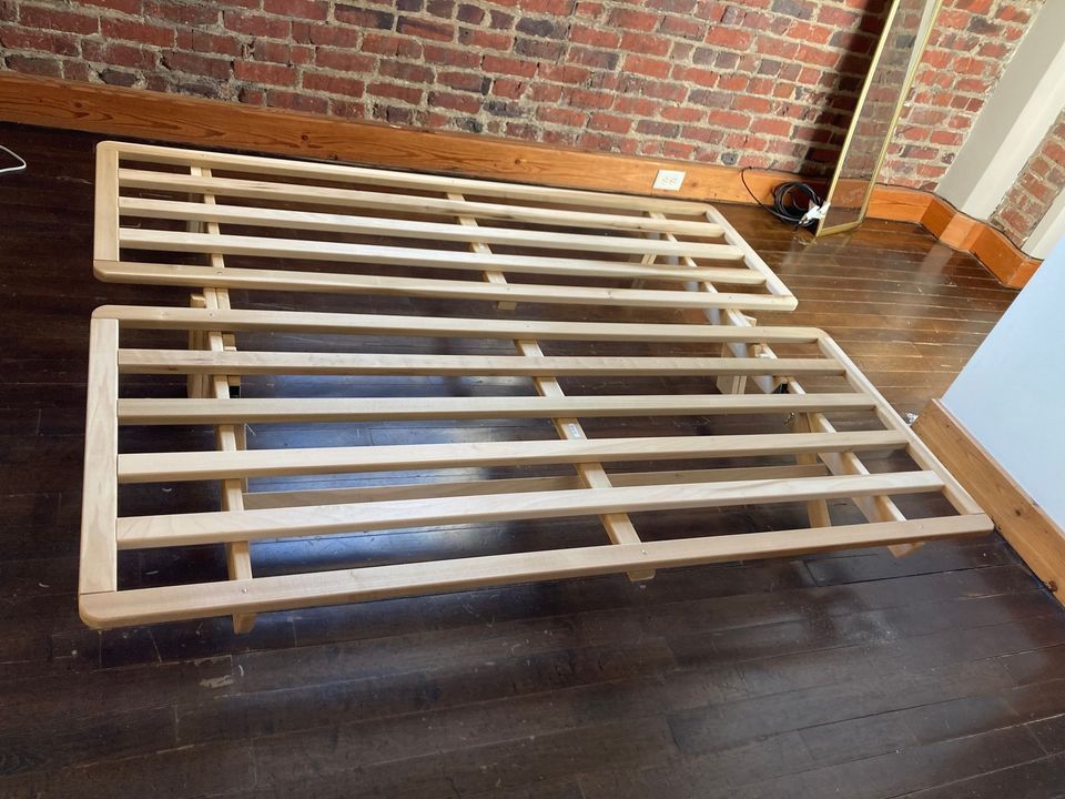 Wood BiFold Futon Frame for Sale in Richmond, VA OfferUp
