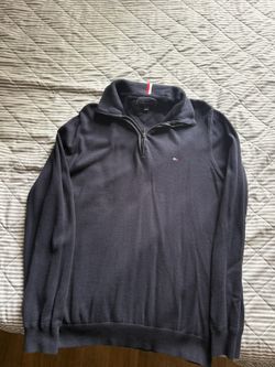 Navy Tommy Hilfiger Quarter Zip