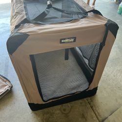 EliteField 3-Door Collapsible Soft-Sided Dog Crate