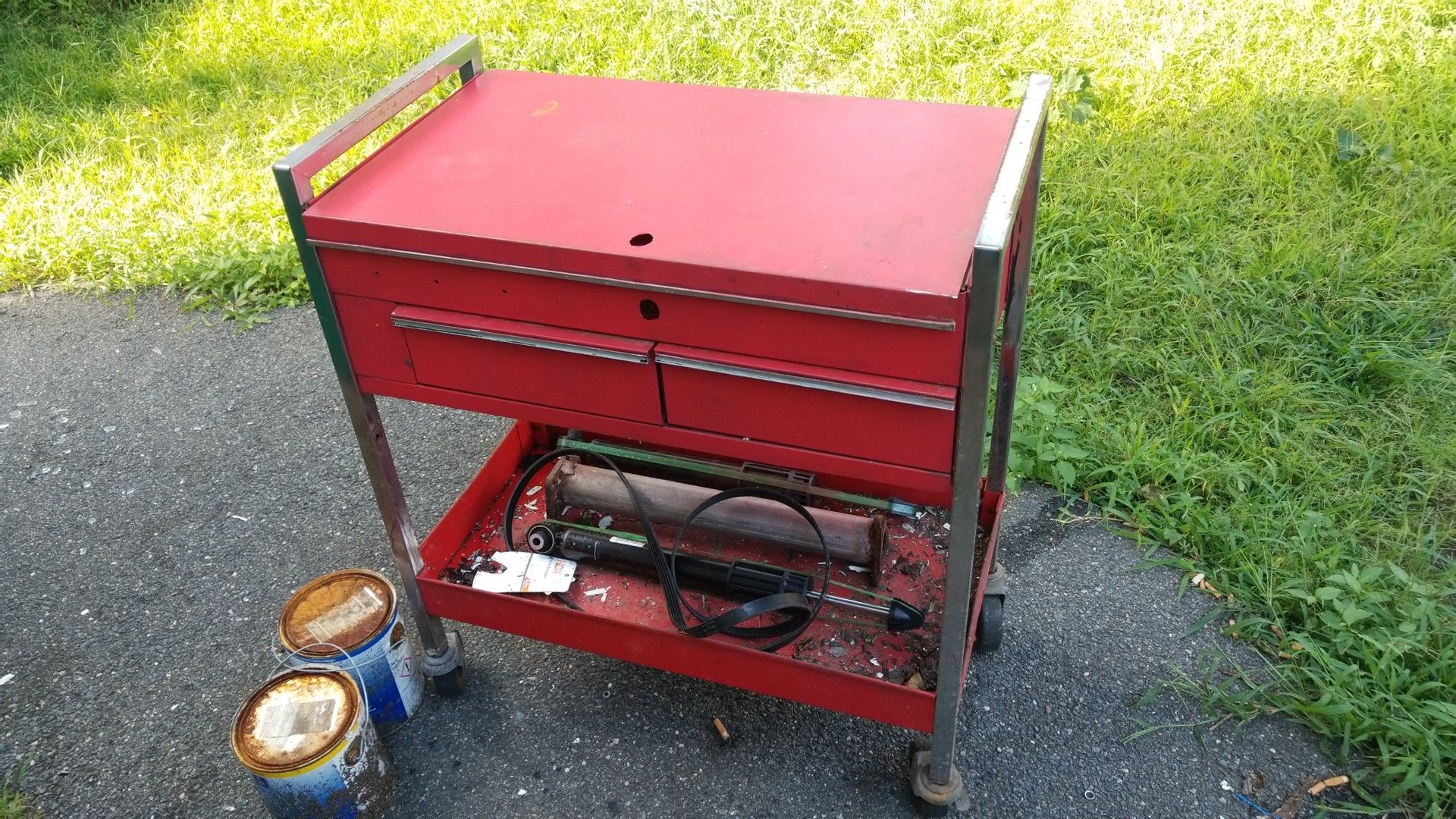 Snap on tool cart