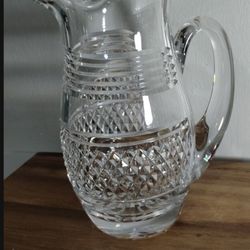 WATERFORD CRYSTAL JUG - WATER / MARTINI PITCHER 7.5"×3.5"