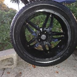 Set Of 4 Used Rins And Tires 