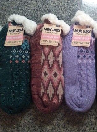MUK LUKS CABIN SLIPPER SOCKS