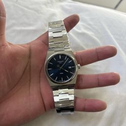 Tissot PRX Blue Dial Quartz Stainless Steel Watch New With Plastic 
