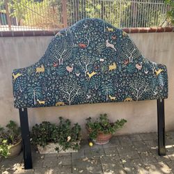 Queen Headboard - Fabric, Whimsical