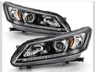 Headlights Headlamps Left+Right for Honda Accord 2013---------2015
