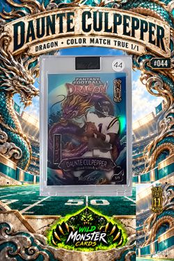 Daunte Culpepper Wild Card Dragon True 1/1 #044