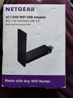 Netgear AC1200 WiFi USB Adapter (Model A6210)