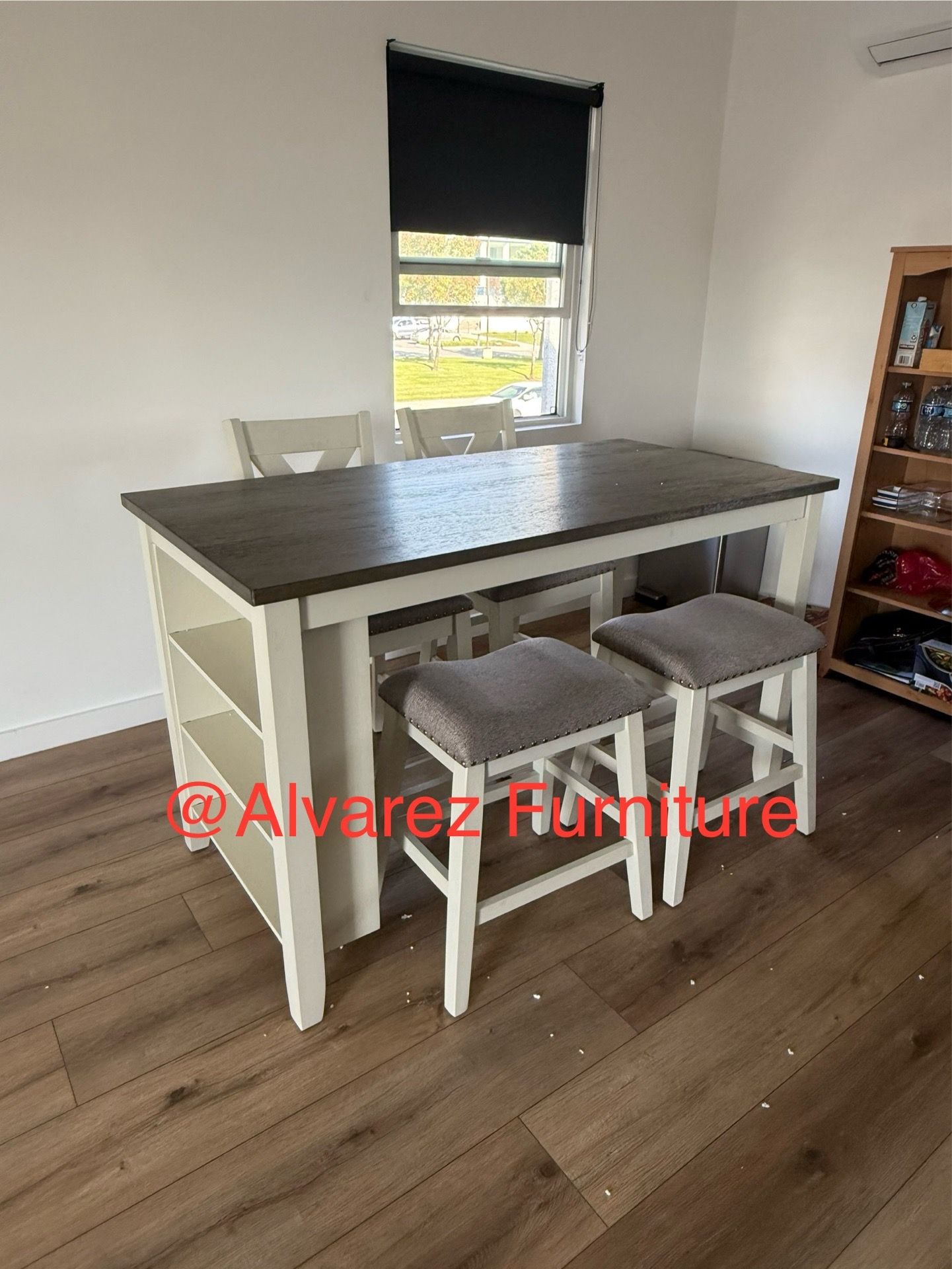 Counter height dining table set