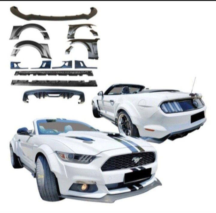 Widebody Kit Ford MUSTANG Wide Bodykit Hood Ground Effects 2015 2016 2017 15 16 17 Bodykit Bodykits Body Kits Body Kit