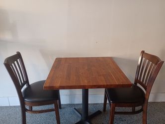 Table and chairs