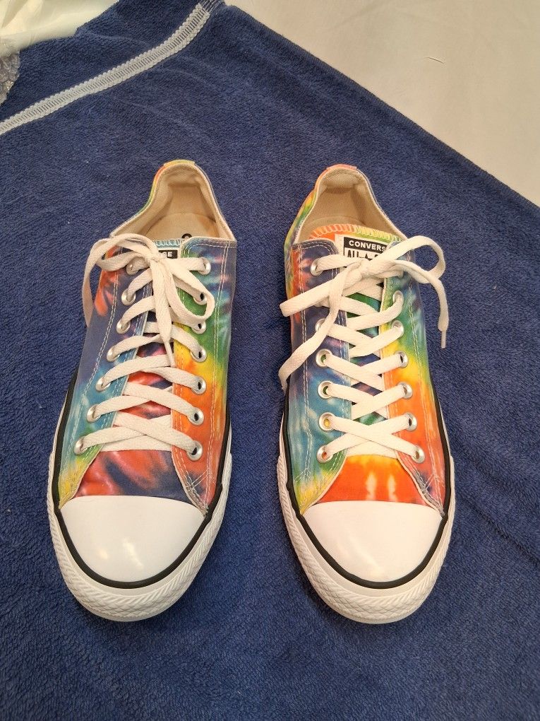 Converse All Star Tie Dye Sneakers 10 Men's/12 Women's