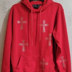 Men's Medium Red Diamond Gems Stones