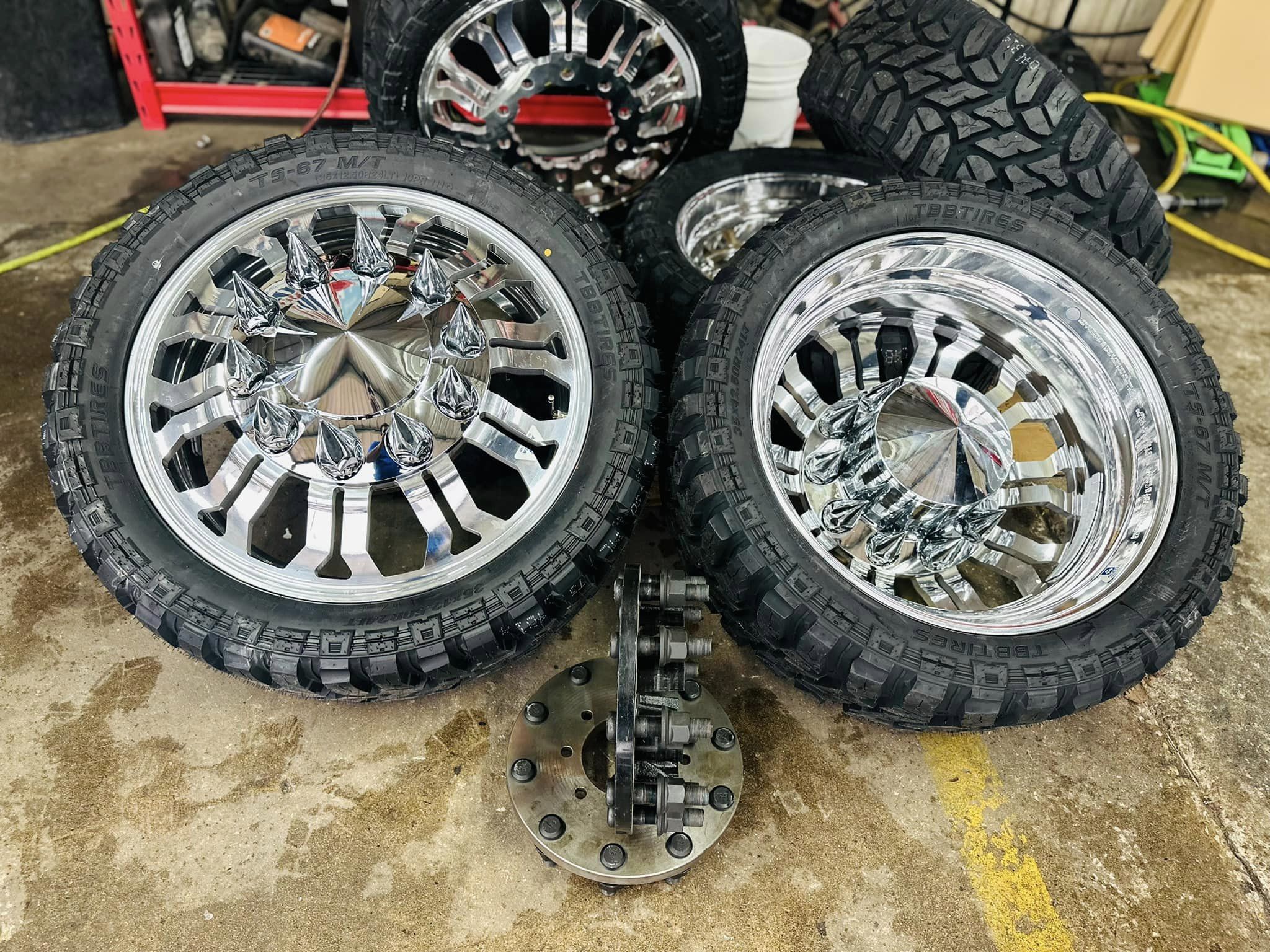 DUALLY POLISH WHEELS WE FINANCE