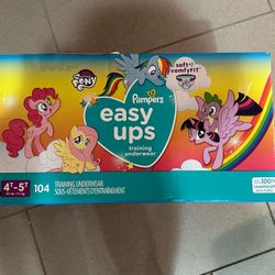 Brand New Box Pampers Easy Up Pull Up 4t-5t