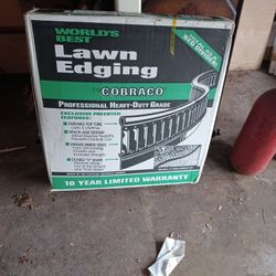 60' vinyl lawn Edging. New in box. 1st $10 takes it.