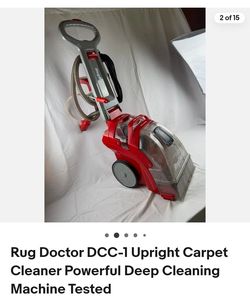 Rug Doctor DCC-1 Upright Carpet Cleaner Powerful Deep Cleaning Machine Tested