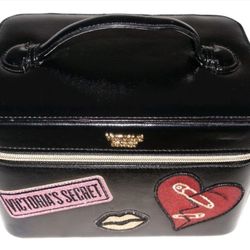 Victoria’s Secret Train Case Bombshell Cosmetic Makeup Organizer Bag Tote