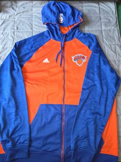 New York Knicks adidas zip up hoodie size 3XL