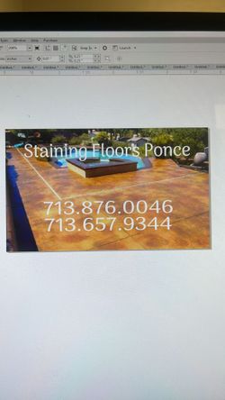 Staining Floors