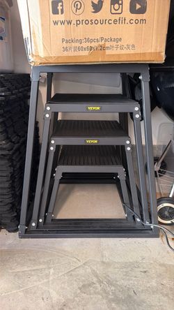 VEVOR 4-Piece Plyometric Jump Box Set – $130