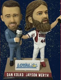 Potomac Nationals Jayson Werth/Dan Kolko bobblehead fan vote