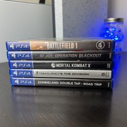 PS4 Fighting/Shooter Game Lot