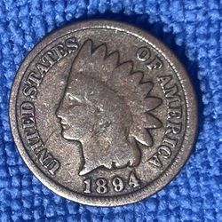 1894/1894 INDIAN HEAD PENNY RPD SNOW -001 WOW! LOOK! 