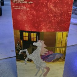 6 Foot Led Unicorn  Christmas 