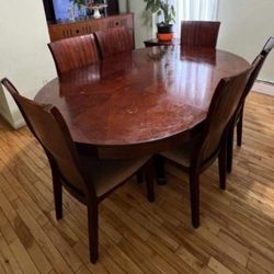 Dining Set Table And 6 Chairs