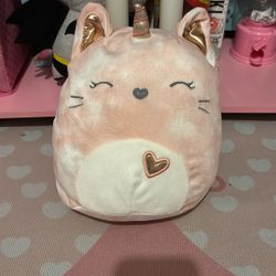 Cat Unicorn Pink Tie-dye Squishmallow