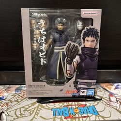S.H. Figuarts Obito Uchiha Naruto Action Figure Great Condition 