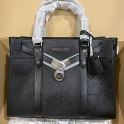 Michael Kors Black Leather Handbag 