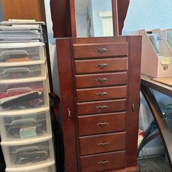 Jewelry Armoire With side doors