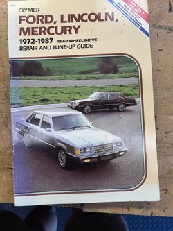 Ford Mercury Repair Manual