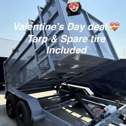 New Hydraulic Dump Trailer 8x4x12  💝