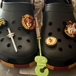 Harry Potter Crocs Size 12 W- 10 M Unisex 