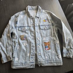 Rilakkuma San-X Original 20th Anniversary USA Tour Limited Denim Jacket