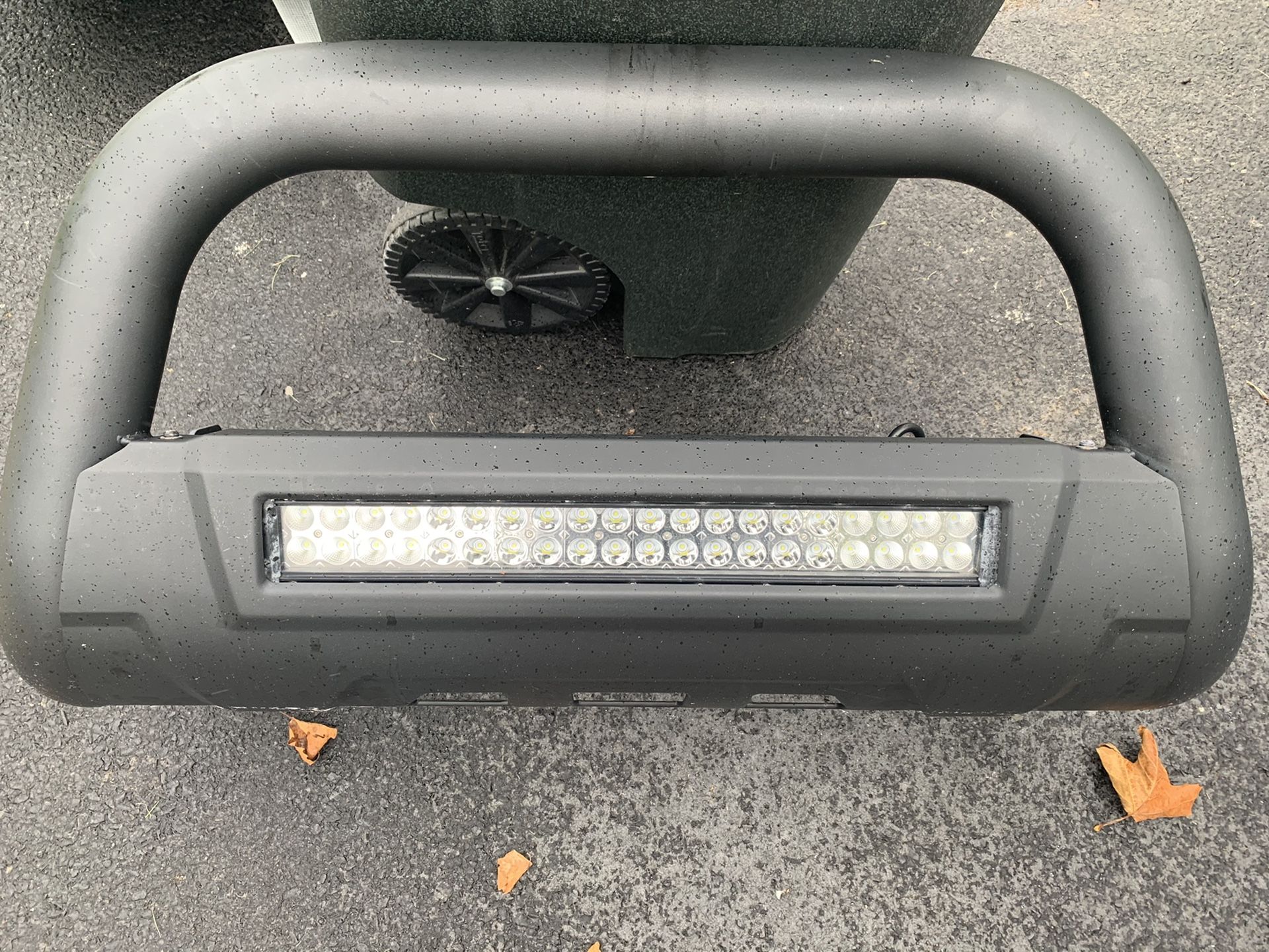 Barricade HD Bull Bar with Skid Plate and 20-inch Dual-Row LED Light Bar