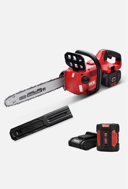 Cordless Chainsaw with Battery and Charger