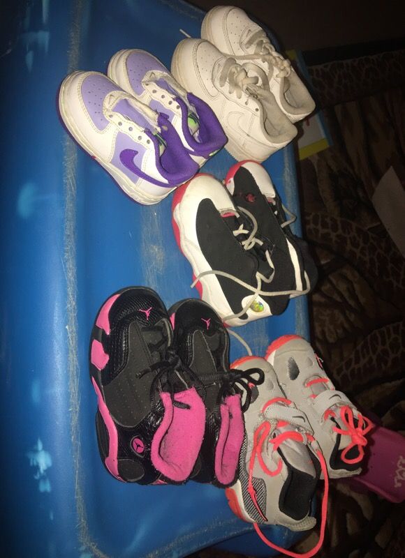 Kids Jordan's and gym shoes