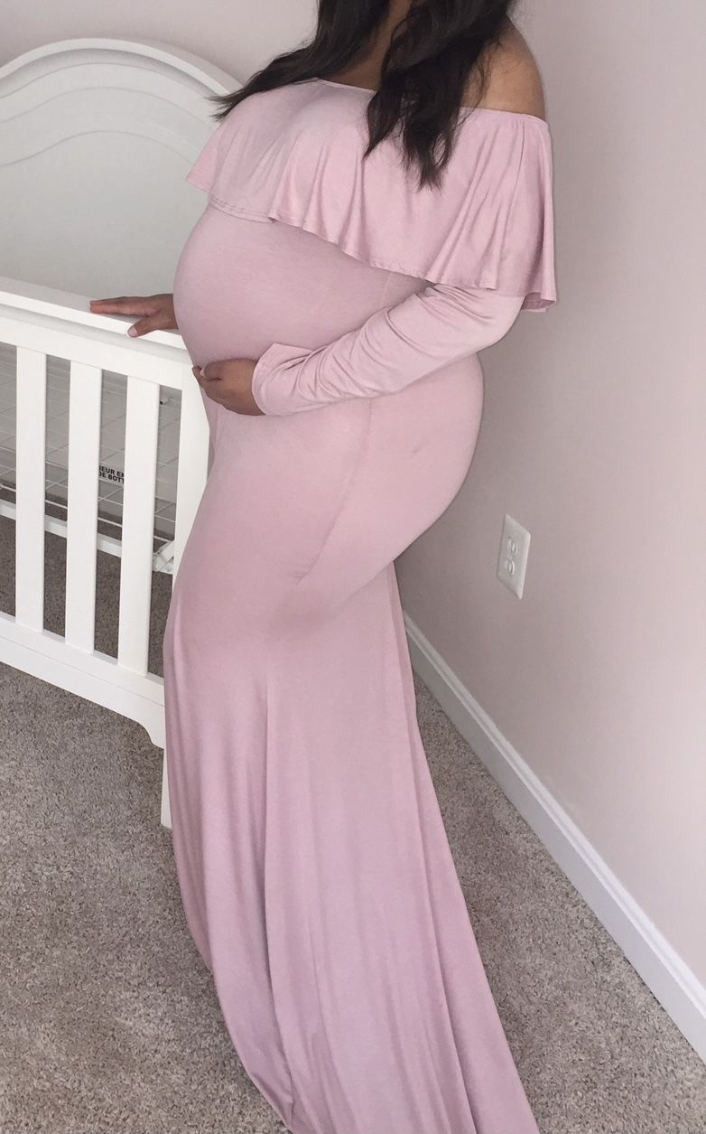 Pink Blush Maternity Dress XL, worn once