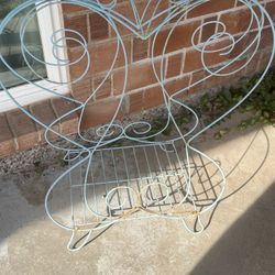 Vintage Butterfly Iron Plant Stand