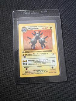 Pokemon Cards Shadowless First Edition Magneton
