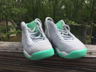 Nike Jordan Horizon Gray Grey Mint Green Toddler Size 9C